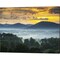Asheville NC Blue Ridge Mountains Sunset and Fog Landscape by Unknown 20" x 16" Canvas Wall Art